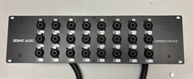 Seismic Audio Csgn-123025-01 Sarmss-24x1515 24-channel Rack Mount Xlr/trs Combo Splitter Snake