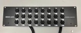 Sarmss-24x1515 Seismic Audio Csgn-123025-01 24-channel Rack Mount Xlr/trs Combo Splitter Snake
