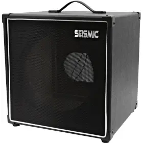 Luke-1x12tr Seismic Audio Blbl - Traditional Empty 12 Inch Guitar Cabinet Black