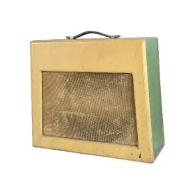 1342 Silvertone Electric Guitar Amplifier Model Untested Green