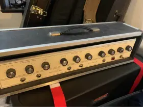 1464 Silvertone Sears Solid State 100 Model Amp Recently Serviced