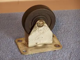1485 Silvertone Vintage 1960s 3 Inch Caster For Dolly Straight No Swivel