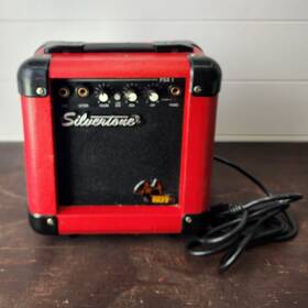 Silvertone Psa1 Psa 1 Paul Stanley Kiss Red 10w Electric Guitar Practice Amp Rare Htf