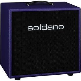 Soldano 112-clsd-b-pur 1x12 Inch Closed Back Cab G12h-150 Redback 16 Ohms Black Grille Purple