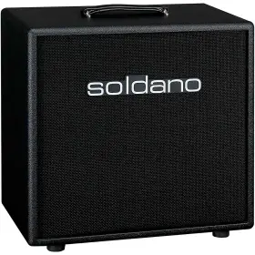 112-open-b-cl Soldano Open Back Guitar Speaker Cabinet Black