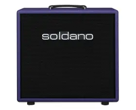 112openbackpur Soldano 1x12 Inch Open Back Guitar Cabinet - Purple