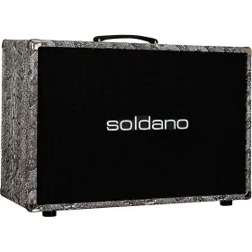 212-snk Soldano 2x12 Straight Vintage 30 Cab Snakeskin