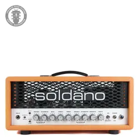 Slo-30 Soldano 763815132099 2023 Super Lead Overdrive Head Custom Color Orange Tolex