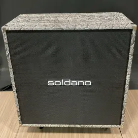 Soldano 763815132723 412 Straight Cabinet 4x12 Inch Extension - Snake Skin