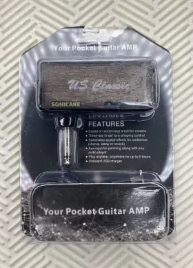 Sonicake 843037100387 Guitar Headphone Amp Mini Amplifier Us Classic Rechargeable