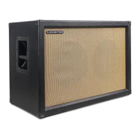 Sound Town 810062037957 2 X 12 Guitar Speaker Cabinet Birch Plywood Black Tolex Wheat Cloth Grille
