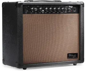 Stagg 282030156371 40-watt Acoustic Guitar Amplifier Combo With Spring Reverb