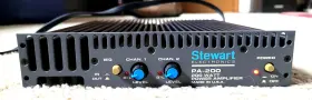 Pa200 Stewart Pa200/ 200 Watt Power Amp Mono/stereo Made In Usa Powers On No Output