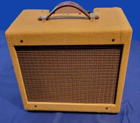 Ft57 Stewmac 840014712434 Mini Tweed 5w Electric Guitar Amplifier Assembled And Tested