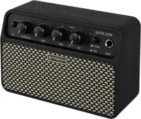 Strich 726084031845 Dsp Mini Electric Guitar Practice Amplifier 2 X 5w Dual Speakers Wireles