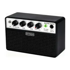 Sea-10b Strich 2 X 5 W Mini Guitar Amp - Portable Rechargeable Practice Amplifier Wi