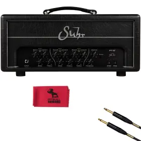 02-pt3-0002 Suhr Pt15 Pete Thorn 15-watt Guitar Amp Head With Mogami Cable And Pitbull Cloth