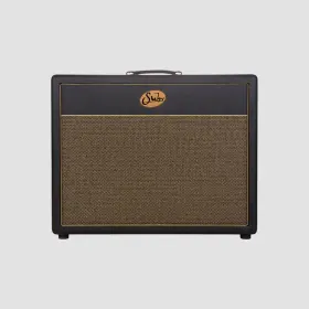 05-sur-0025 Suhr 2x12 Inch Deep Guitar Amp Cabinet Gold Grill Celestion Vintage 30 Speakers