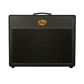 05-sur-0084 Suhr Sl15 2x12 Inch Deep Closed-back Guitar Amp Speaker Cabinet Black Tolex