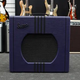 Supro 090405090412 Delta King 12 Combo Tube Amp - Black And Blue Used