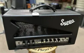 1697r Supro Galaxy 2-channel 50w Tube Amplifier Head With Slip Cover