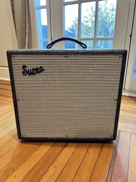 1699rc Supro 1699r Statesman 2-channel 50-watt Tube Guitar Combo Amp With Footswitch