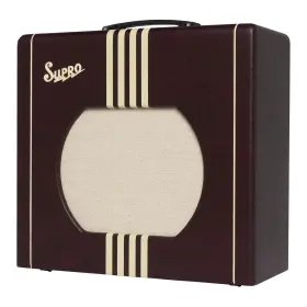 1822rburc Supro Delta King 12 1x12 Inch 15-watt Tube Combo Amp - Ron Burgundy