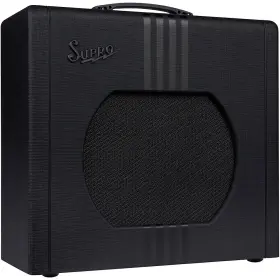 1822 Supro 197881332105 Delta King 12 15w 1x12 Tube Guitar Amp Black Rf