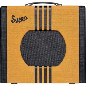1820 Supro 197881374938 Delta King 10 5w Tube Guitar Amp Tweed And Black Rf