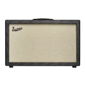 1933r Supro 687700224372 Royale 50w 2x12 In Tube Combo Amp Black Scandia