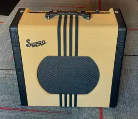 Deltaking12-0819-u Supro 2023 Delta King 12 1x12-inch 15-watt Tube Combo Amp - Tweed And Black