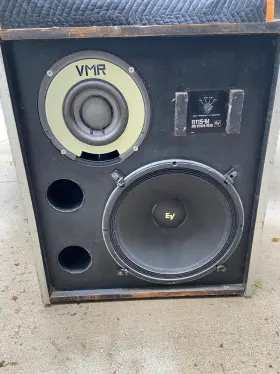 Evm15l Swr B115-m Vintage Electro Voice Ev Two-way Bass Cabinet/road Case
