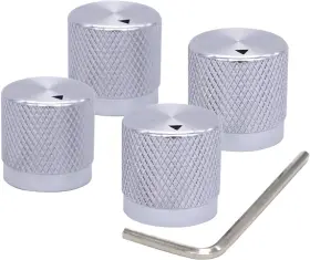 7539542286 Taiss Taiss/ 4pcs Silver Color Aluminum Rotary Electronic Control