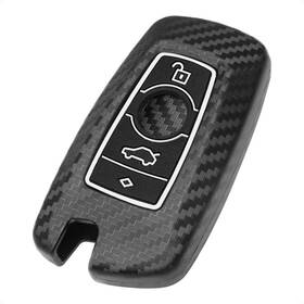 Tangsen 761344512177 3 And 4 Button Black Silicone 3d Carbon Fiber Emboss Abs