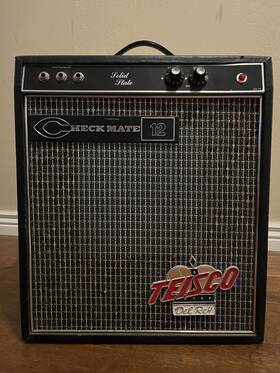 Teisco Cm-12 Del Rey Checkmate 13 Vintage Guitar Amp From The 1960s Read