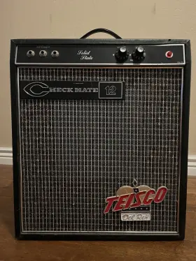Cm-12 Teisco Del Rey Checkmate 13 Vintage Guitar Amp From The 1960s Read