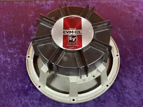 Evm12l-0128-u Tgf 1980s Electro Voice Evm 12l Series Ii Guitar Speaker Burgundy Label