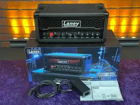 Ironheartdualtop60-1105-u Tgf Laney Ironheart Foundry Dualtop 60-watt 2-channel Guitar Amp Head With Emulat