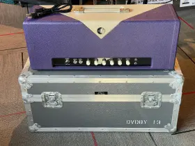 Tbl200-0317-u Tgf Divided By 13 Tbl 200 Bass Amp Head Watt Amplifier Purple And Cream With Ro