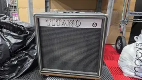 160r Titano Tube Amplifier With Foot Pedal Vintage Rare Made By Sano