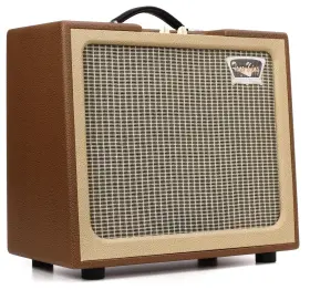 Tone King 763815129761 Gremlin 5-watt 1x12 Inch Tube Combo Amp With Attenuator - Brown And Beige