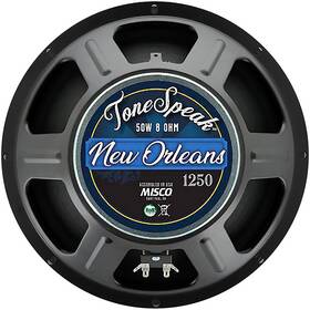 Tonespeak 86036 New Orleans 1250 12 Inch 50w Guitar Speaker 8 Ohm