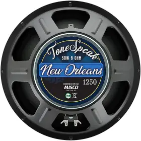 86036 Tonespeak New Orleans 1250 12 Inch 50w Guitar Speaker 8 Ohm