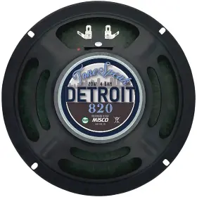 86064-x1 Tonespeak Detroit 820 8 Inch 20w Guitar Speaker 4 Ohm