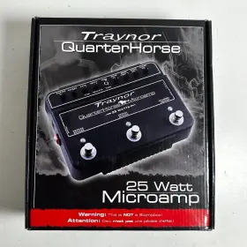 Dh25h Traynor Quarterhorse Black Microamp 25-watt Solid State Guitar Amplifier