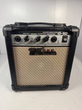 Ts Ts-g10 G-10 Electric Guitar Amp Splid State Combo Tested Works Great