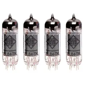 6bq5 Tubedepot 811660038315 Quad Of Telefunken Black Diamond El84 / Tube Amplifier Tubes Set For Gui