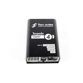 Two Notes Audio Engineering 197881327125 Ae Torpedo Captor Loadbox/attenuator/di Black 4 Ohm Ob
