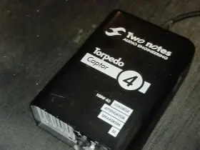 Tn-captor4 Two Notes Audio Engineering Torpedo Captor Loadbox/attenuator/di Black 4 Ohm
