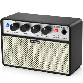 Ueteto 630456179939 10w Mini Bass Amp Portable And Rechargeable Guitar Practice Amplifi